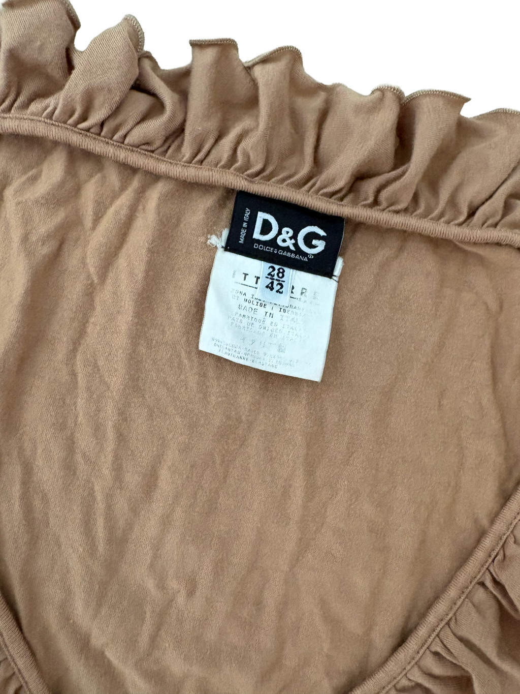 D&G ruffle tank