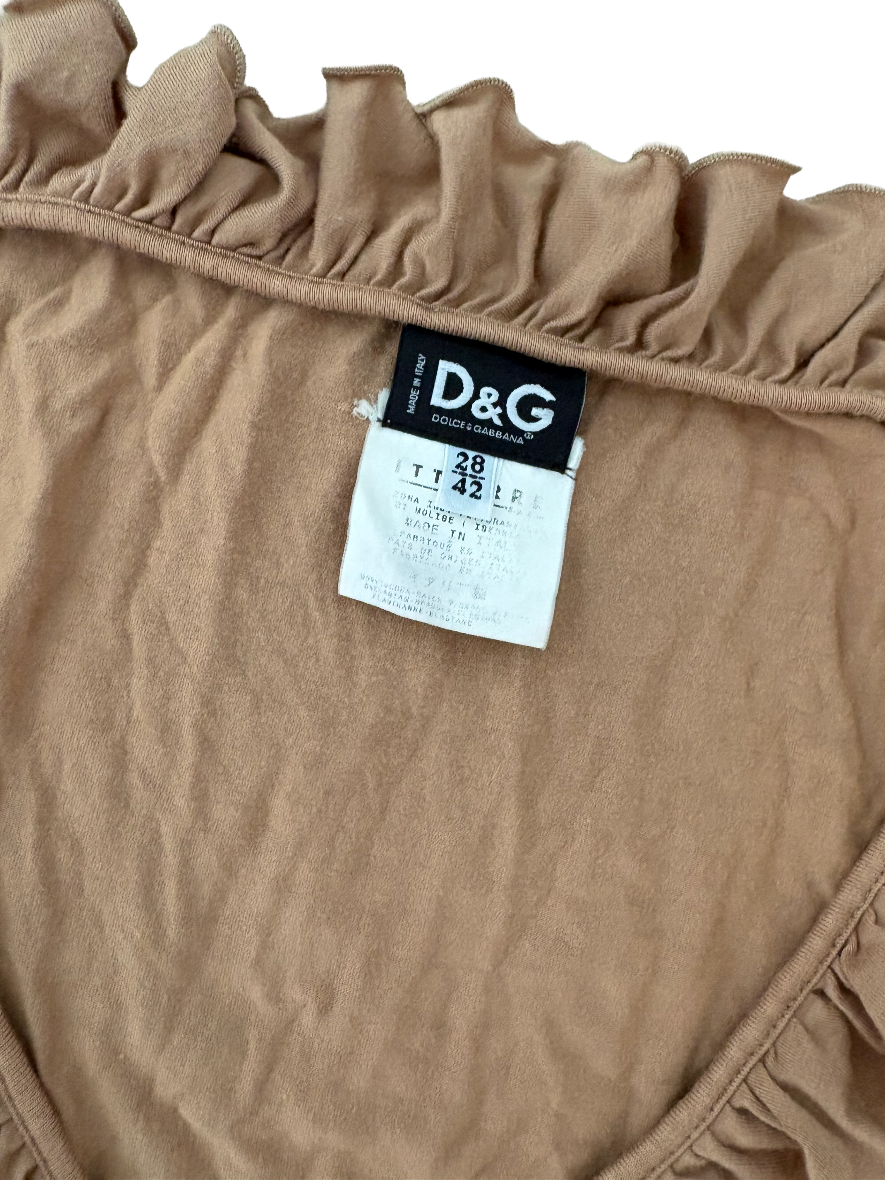 D&G ruffle tank