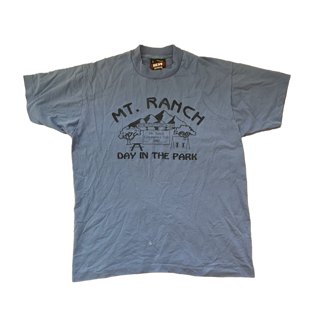 vintage blue tee