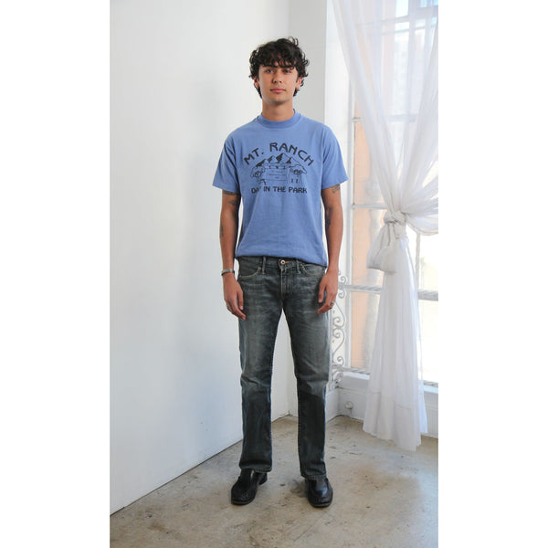 vintage blue tee