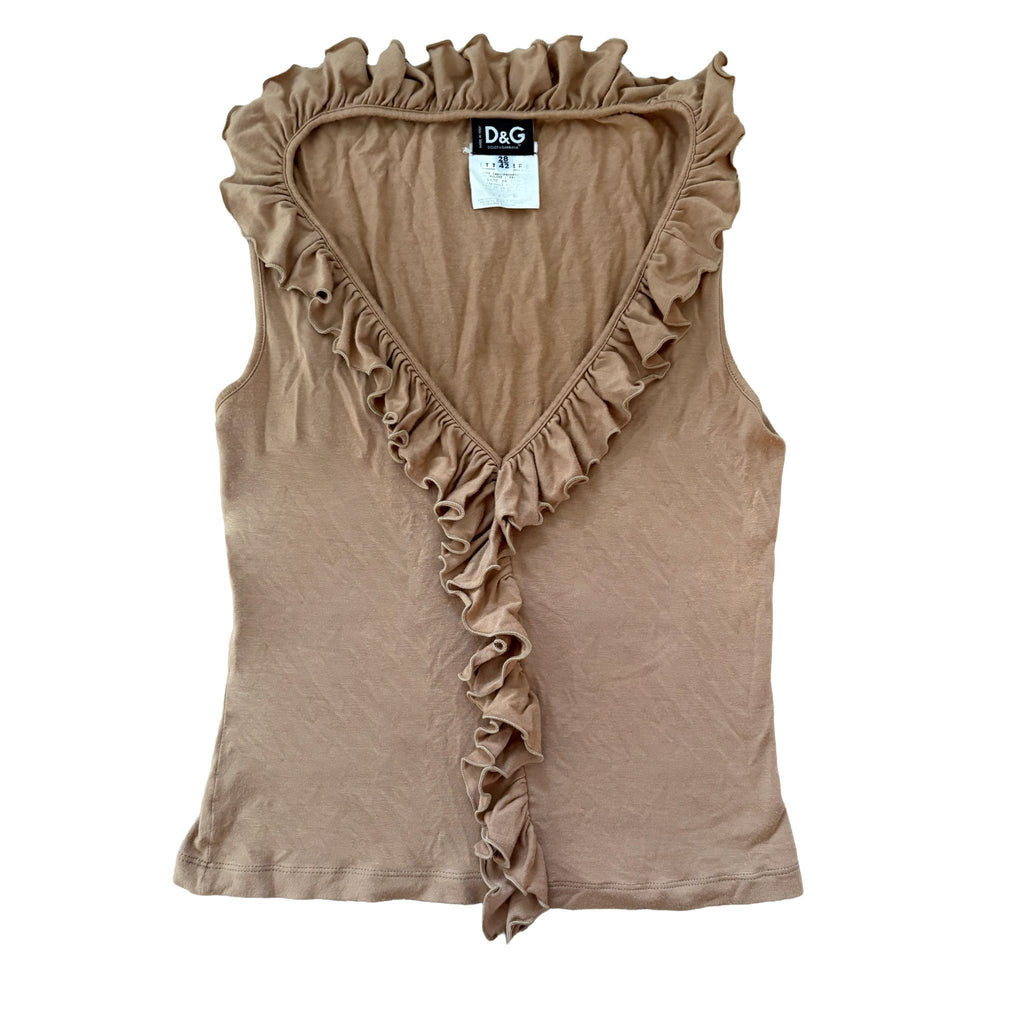 D&G ruffle tank