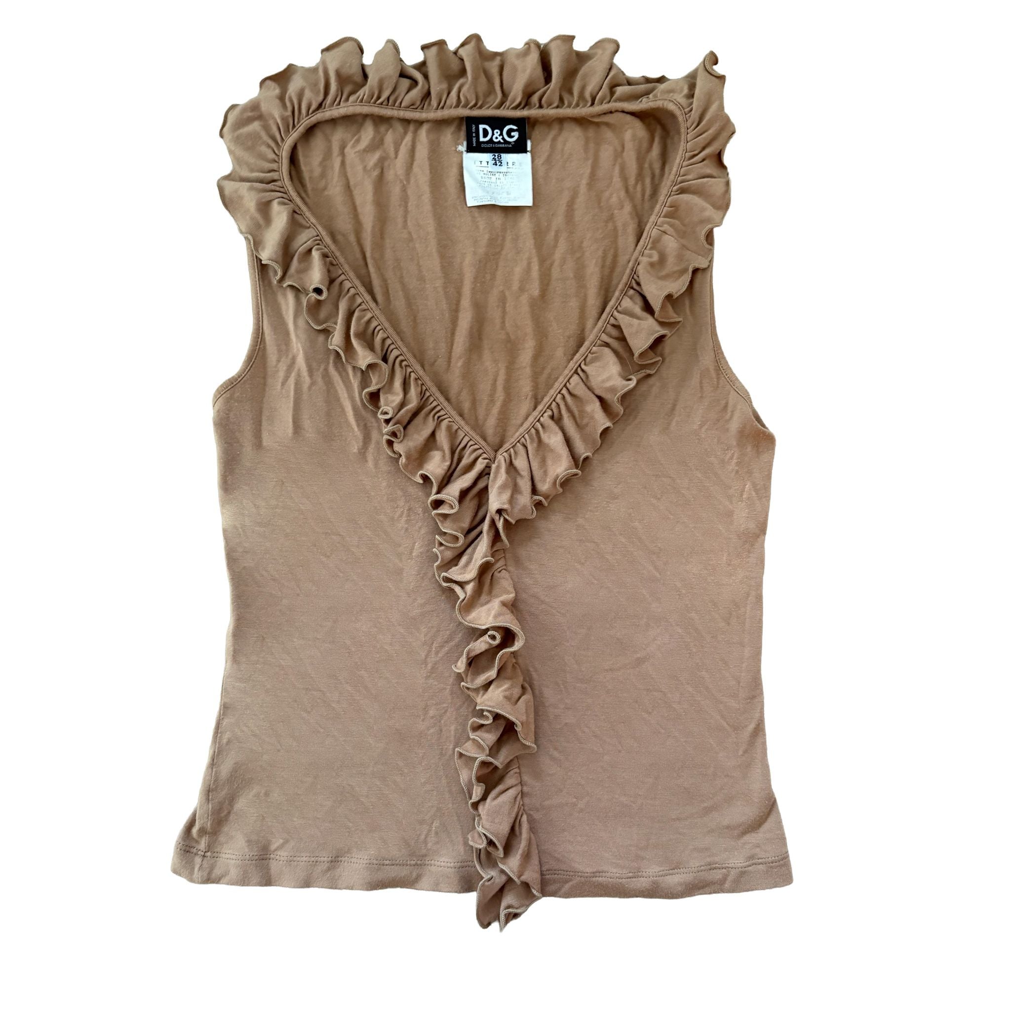 D&G ruffle tank